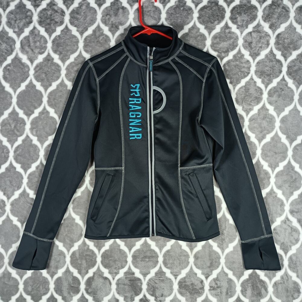 Ragnar‎ Running Jacket Women Small Black Trail Marathon Activewear